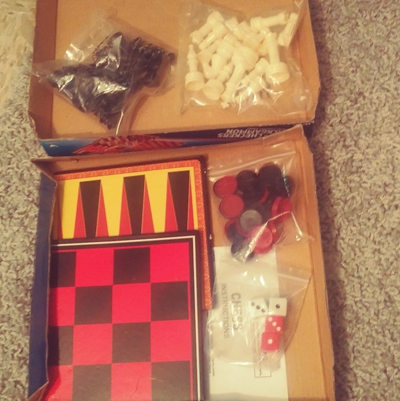 Chess*Checkers & Backgammon Game - Picture 2 of 4